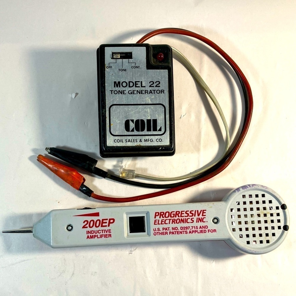 Line Tracer Tone Generator and Induction Amplifier for Line Tracing